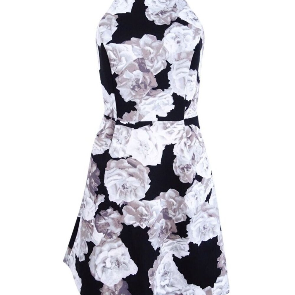 BCBGeneration Women's Printed Fit & Flare Dress Size 2